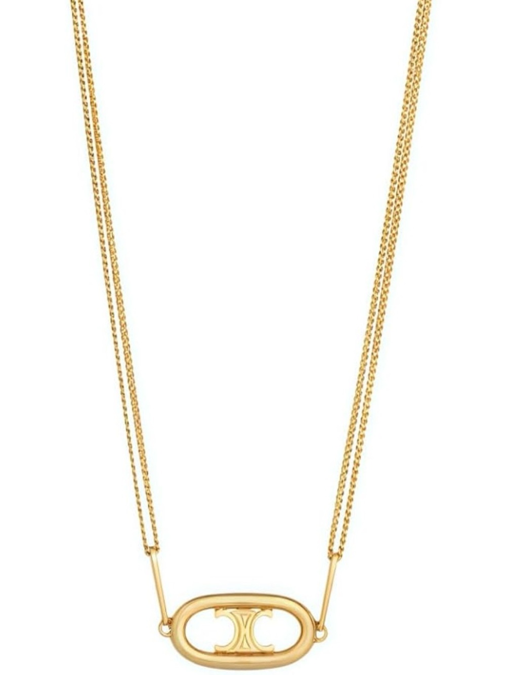 🆕 CELINE Gold Pendant Necklace - Picture 8 of 8